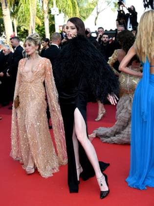 76th Cannes Film Festival 2023, evening 8 - Red Carpet film Asteroid City . In the photo Coco Rocha  Copyright: xSimonexComix xipa-agency.netx xPoolxPhotoxEventsx01x IPA_IPA38162757