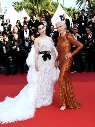 76th Cannes Film Festival 2023, evening 8 - Red Carpet film Asteroid City . In the photo Maye Musk, Fan Bingbing  Copyright: xSimonexComix xipa-agency.netx xPoolxPhotoxEventsx01x IPA_IPA38162997