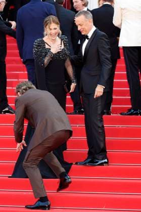Bryan Cranston, Rita Wilson and Tom Hanks at the premiere of the feature film Asteroid City at the Festival de Cannes 2023 76 Cannes International Film Festival at the Palais des Festivals Cannes, 23 05 2023. Foto:xD.xBedrosianx xFuturexImage