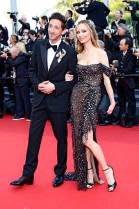 Adrien Brody and Georgina Chapman at the premiere of the feature film Asteroid City at the Festival de Cannes 2023 76 Cannes International Film Festival at the Palais des Festivals Cannes, 23 05 2023. Foto:xD.xBedrosianx xFuturexImage