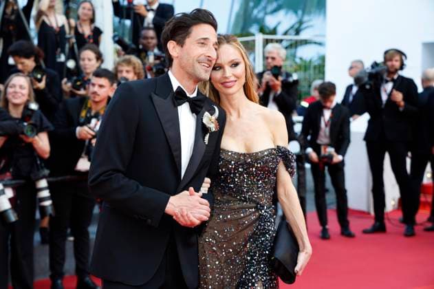 Adrien Brody and Georgina Chapman at the premiere of the feature film Asteroid City at the Festival de Cannes 2023 76 Cannes International Film Festival at the Palais des Festivals Cannes, 23 05 2023. Foto:xD.xBedrosianx xFuturexImage