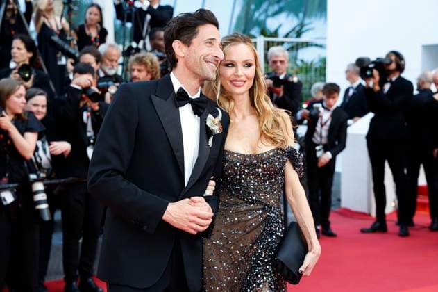 Adrien Brody and Georgina Chapman at the premiere of the feature film Asteroid City at the Festival de Cannes 2023 76 Cannes International Film Festival at the Palais des Festivals Cannes, 23 05 2023. Foto:xD.xBedrosianx xFuturexImage