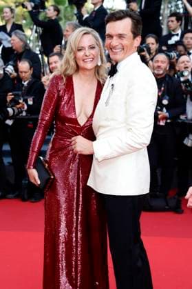 Aimee Mullins with husband Rupert Friend at the premiere of the feature film Asteroid City at the Festival de Cannes 2023 76 Cannes International Film Festival at the Palais des Festivals Cannes, 23 05 2023. Foto:xD.xBedrosianx xFuturexImage