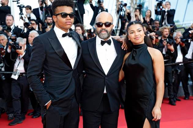 Jeffrey Wright with son Elijah Wright and daughter Juno Wright at the premiere of the feature film Asteroid City at the Festival de Cannes 2023 76 Cannes International Film Festival at the Palais des Festivals Cannes, 23 05 2023. Foto:xD.xBedrosianx xFuturexImage