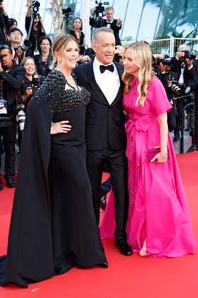 Rita Wilson, Tom Hanks and Hope Davis at the premiere of the feature film Asteroid City at the Festival de Cannes 2023 76 Cannes International Film Festival at the Palais des Festivals Cannes, 23 05 2023. Foto:xD.xBedrosianx xFuturexImage