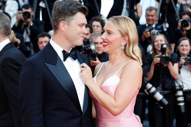 Colin Jost with wife Scarlett Johansson at the premiere of the feature film Asteroid City at the Festival de Cannes 2023 76 Cannes International Film Festival at the Palais des Festivals Cannes, 23 05 2023. Foto:xD.xBedrosianx xFuturexImage