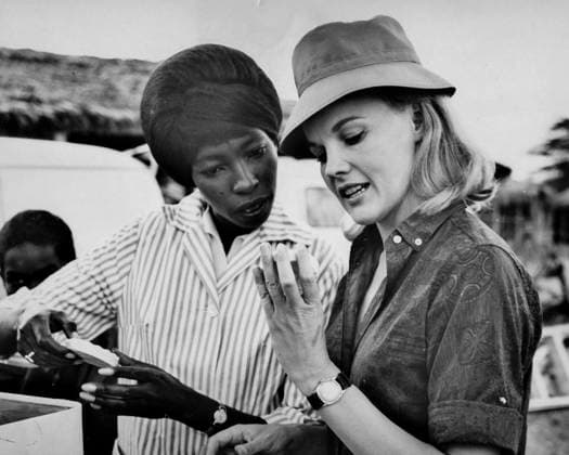 RECORD DATE NOT STATED Gladys nguy, carroll baker, naivasha, kenya, 1964 Gladys nguy, carroll baker, naivasha, kenya, 1964 Copyright: 972_ML_16_W692826