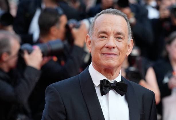 The Asteroid City Red Carpet Premiere at the 76th Edition of the Cannes Film Festival Actor Tom Hanks attends the movie screening and red carpet event for Asteroid City , directed by Wes Anderson, which is in competition, during the 76th edition of the Cannes Film Festival on May 23 2023, in Cannes, France Cannes Palace of Festivals and Congresses of Cannes Cannes France Copyright: xAlexandraxFechetex _ADR2443