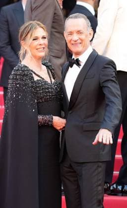 The Asteroid City Red Carpet Premiere at the 76th Edition of the Cannes Film Festival Actor Tom Hanks and wife Rita Wilson attend the movie screening and red carpet event for Asteroid City , directed by Wes Anderson, which is in competition, during the 76th edition of the Cannes Film Festival on May 23 2023, in Cannes, France Cannes Palace of Festivals and Congresses of Cannes Cannes France Copyright: xAlexandraxFechetex _ADR2667