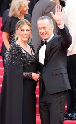 The Asteroid City Red Carpet Premiere at the 76th Edition of the Cannes Film Festival Actor Tom Hanks and wife Rita Wilson attend the movie screening and red carpet event for Asteroid City , directed by Wes Anderson, which is in competition, during the 76th edition of the Cannes Film Festival on May 23 2023, in Cannes, France Cannes Palace of Festivals and Congresses of Cannes Cannes France Copyright: xAlexandraxFechetex _ADR2671