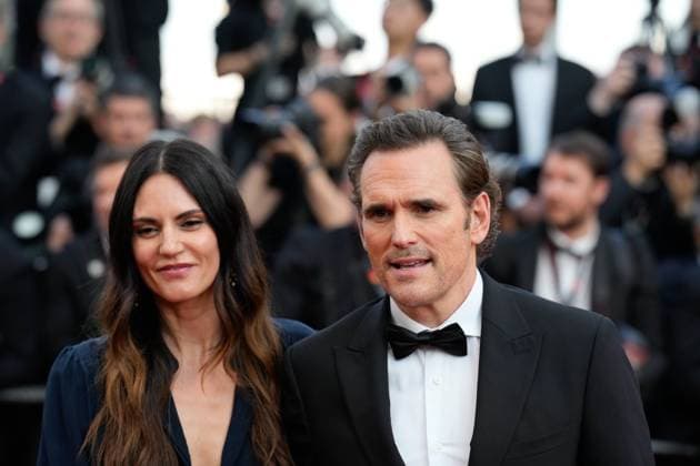 The Asteroid City Red Carpet Premiere at the 76th Edition of the Cannes Film Festival Actor Matt Dillon and Roberta Mastromichele attend the movie screening and red carpet event for Asteroid City , directed by Wes Anderson, which is in competition, during the 76th edition of the Cannes Film Festival on May 23 2023, in Cannes, France Cannes Palace of Festivals and Congresses of Cannes Cannes France Copyright: xAlexandraxFechetex _ADR2519
