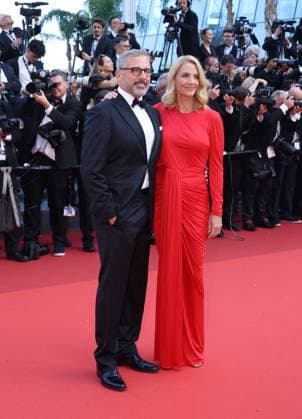 May 23, 2023, CANNES, FRANCE: Nancy Carell, Steve Carell attends the Asteroid City red carpet during the 76th annual Cannes film festival at Palais des Festivals on May 23, 2023 in Cannes, France. CANNES FRANCE - ZUMAs181 20230523_zea_s181_058 Copyright: xDGPx