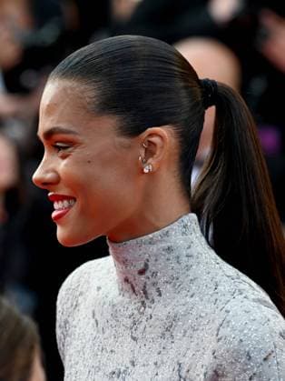 76th Cannes Film Festival 2023, evening 8 - Red Carpet film Asteroid City . In the photo Tina Kunakey  Copyright: xManuelexMangiarottix xipa-agencyx xPoolxPhotoxEventsx01x IPA_IPA38170315