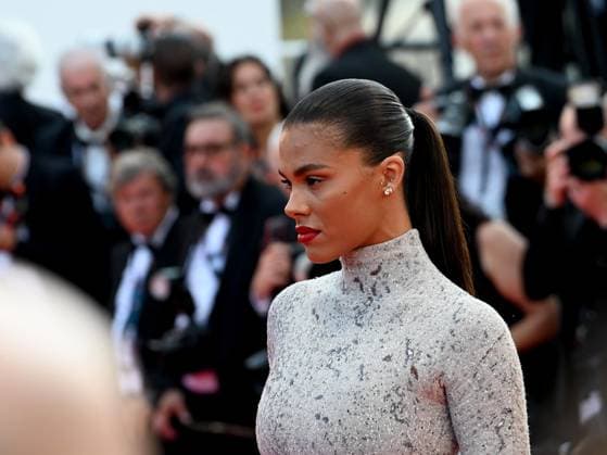 76th Cannes Film Festival 2023, evening 8 - Red Carpet film Asteroid City . In the photo Tina Kunakey  Copyright: xManuelexMangiarottix xipa-agencyx xPoolxPhotoxEventsx01x IPA_IPA38170320