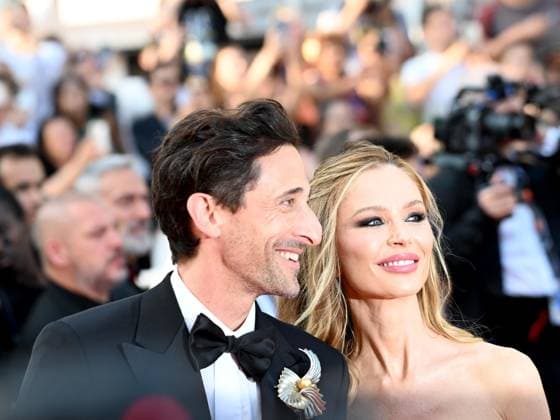 76th Cannes Film Festival 2023, evening 8 - Red Carpet film Asteroid City . In the photo Adrien Brody, Georgina Chapman  Copyright: xManuelexMangiarottix xipa-agencyx xPoolxPhotoxEventsx01x IPA_IPA38170432