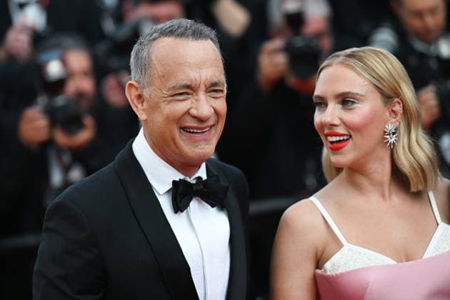 76e Festival International du film de Cannes. montee du film Asteroid city - 76th International Cannes Film Festival. redcarpet of Asteroid city - Tom Hanks , Scarlett Johansson 292503 2023-05-23 Cannes France  Copyright: xLionelxGuericolas MPPx STAR_292503_300