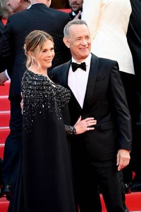 76th Cannes Film Festival 2023, evening 8 - Red Carpet film Asteroid City . In the photo Tom Hanks, Rita Wilson  Copyright: xManuelexMangiarottix xipa-agencyx xPoolxPhotoxEventsx01x IPA_IPA38170797