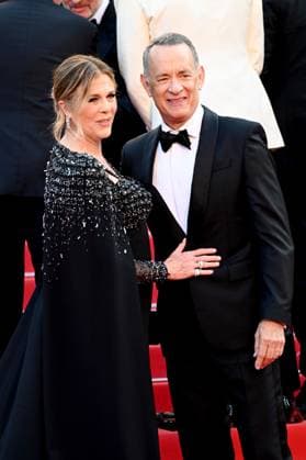 76th Cannes Film Festival 2023, evening 8 - Red Carpet film Asteroid City . In the photo Tom Hanks, Rita Wilson  Copyright: xManuelexMangiarottix xipa-agencyx xPoolxPhotoxEventsx01x IPA_IPA38170801