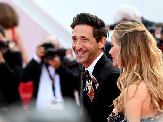 76th Cannes Film Festival 2023, evening 8 - Red Carpet film Asteroid City . In the photo Adrien Brody, Georgina Chapman  Copyright: xManuelexMangiarottix xipa-agencyx xPoolxPhotoxEventsx01x IPA_IPA38170833