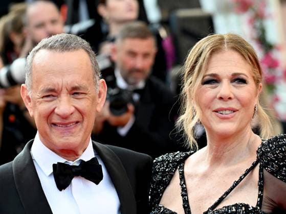 76th Cannes Film Festival 2023, evening 8 - Red Carpet film Asteroid City . In the photo Tom Hanks, Rita Wilson  Copyright: xManuelexMangiarottix xipa-agencyx xPoolxPhotoxEventsx01x IPA_IPA38170841
