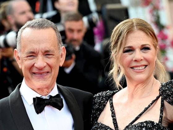 76th Cannes Film Festival 2023, evening 8 - Red Carpet film Asteroid City . In the photo Tom Hanks, Rita Wilson  Copyright: xManuelexMangiarottix xipa-agencyx xPoolxPhotoxEventsx01x IPA_IPA38170845