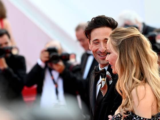 76th Cannes Film Festival 2023, evening 8 - Red Carpet film Asteroid City . In the photo Adrien Brody, Georgina Chapman  Copyright: xManuelexMangiarottix xipa-agencyx xPoolxPhotoxEventsx01x IPA_IPA38170864