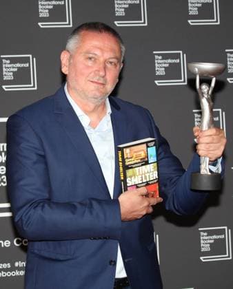 International Booker Prize 2023 London, UK. Bulgarian born writer Georgi Gospodinov wins the International Booker Prize 2023 for his book Time Shelter.. Sky Garden. 23rd May 2023. LMK11-SLIVE240523-001 