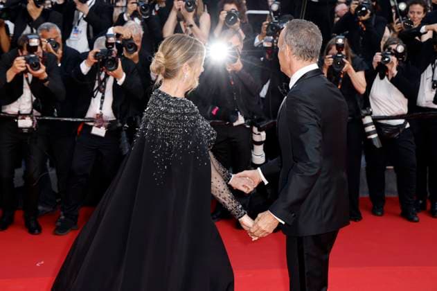 Tom Hanks with wife Rita Wilson at the premiere of the feature film Asteroid City at the Festival de Cannes 2023 76 Cannes International Film Festival at the Palais des Festivals Cannes, 23 05 2023. Foto:xS.xGabschx xFuturexImage