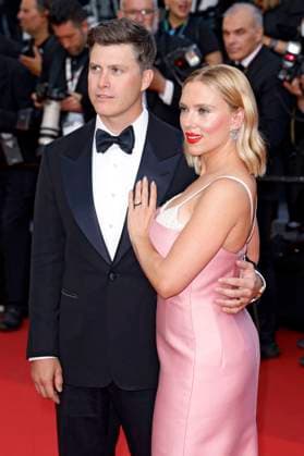 Scarlett Johansson with husband Colin Jost at the premiere of the feature film Asteroid City at the Festival de Cannes 2023 76 Cannes International Film Festival at the Palais des Festivals Cannes, 23 05 2023. Foto:xS.xGabschx xFuturexImage