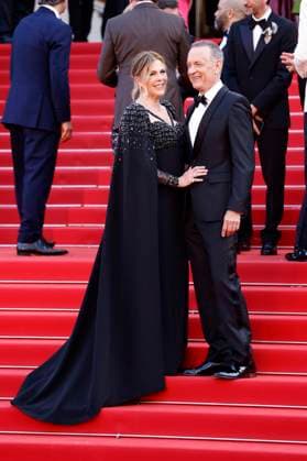 Tom Hanks with wife Rita Wilson at the premiere of the feature film Asteroid City at the Festival de Cannes 2023 76 Cannes International Film Festival at the Palais des Festivals Cannes, 23 05 2023. Foto:xS.xGabschx xFuturexImage