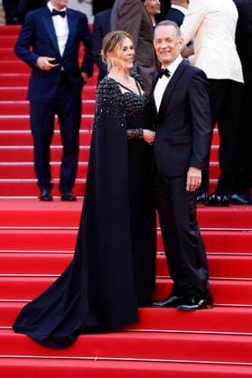 Tom Hanks with wife Rita Wilson at the premiere of the feature film Asteroid City at the Festival de Cannes 2023 76 Cannes International Film Festival at the Palais des Festivals Cannes, 23 05 2023. Foto:xS.xGabschx xFuturexImage