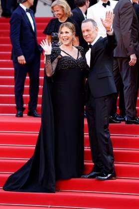 Tom Hanks with wife Rita Wilson at the premiere of the feature film Asteroid City at the Festival de Cannes 2023 76 Cannes International Film Festival at the Palais des Festivals Cannes, 23 05 2023. Foto:xS.xGabschx xFuturexImage