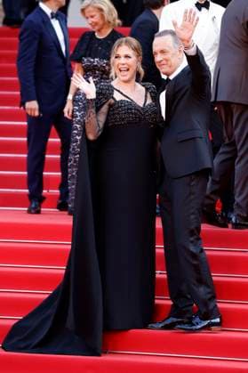 Tom Hanks with wife Rita Wilson at the premiere of the feature film Asteroid City at the Festival de Cannes 2023 76 Cannes International Film Festival at the Palais des Festivals Cannes, 23 05 2023. Foto:xS.xGabschx xFuturexImage