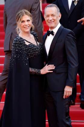 Tom Hanks with wife Rita Wilson at the premiere of the feature film Asteroid City at the Festival de Cannes 2023 76 Cannes International Film Festival at the Palais des Festivals Cannes, 23 05 2023. Foto:xS.xGabschx xFuturexImage