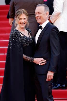 Tom Hanks with wife Rita Wilson at the premiere of the feature film Asteroid City at the Festival de Cannes 2023 76 Cannes International Film Festival at the Palais des Festivals Cannes, 23 05 2023. Foto:xS.xGabschx xFuturexImage