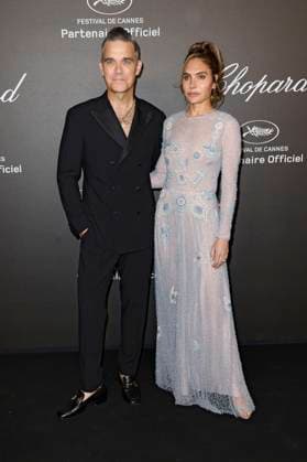 Robbie Williams with wife Ayda Field at Chopard Art Gala during Festival de Cannes 2023 76 Cannes International Film Festival at Hotel Martinez Cannes, 23 05 2023. Foto:xS.xGabschx xFuturexImage