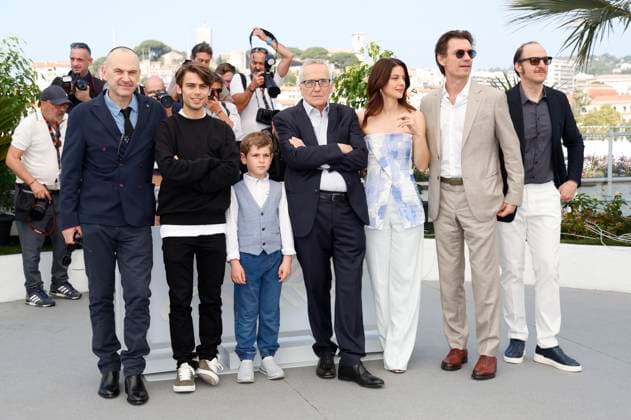 Paolo Pierobon, Leonardo Maltese, Enea Sala, Marco Bellocchio, Barbara Ronchi, Fabrizio Gifuni and Fausto Russo Alesi at the photocall for the feature film Rapito Kidnapped at the Festival de Cannes 2023 76 Cannes International Film Festival at the Palais des Festivals Cannes, 24 05 2023. Foto:xD.xBedrosianx xFuturexImage