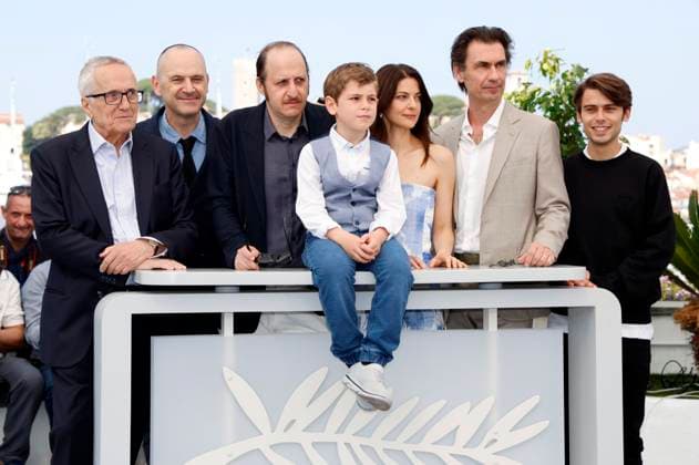 Marco Bellocchio, Paolo Pierobon, Fausto Russo Alesi, Enea Sala, Barbara Ronchi, Fabrizio Gifuni and Leonardo Maltese at the photocall for the feature film Rapito Kidnapped at the Festival de Cannes 2023 76 Cannes International Film Festival at the Palais des Festivals Cannes, 24 05 2023. Foto:xD.xBedrosianx xFuturexImage