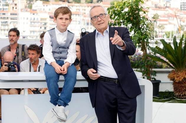 Enea Sala and Marco Bellocchio at the photocall for the feature film Rapito Kidnapped at the Festival de Cannes 2023 76 Cannes International Film Festival at the Palais des Festivals Cannes, 24 05 2023. Foto:xD.xBedrosianx xFuturexImage