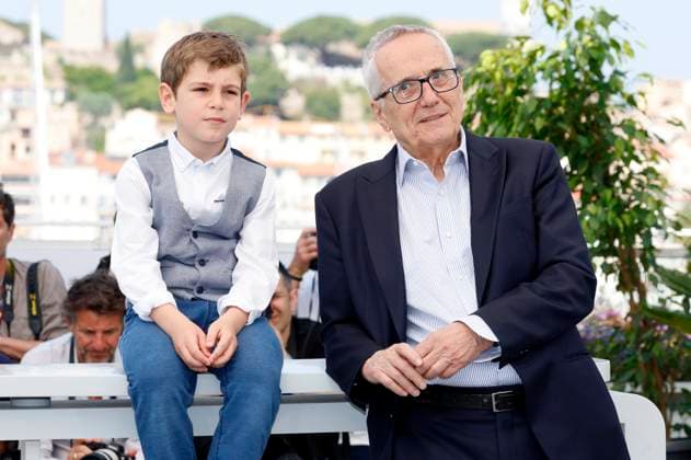 Enea Sala and Marco Bellocchio at the photocall for the feature film Rapito Kidnapped at the Festival de Cannes 2023 76 Cannes International Film Festival at the Palais des Festivals Cannes, 24 05 2023. Foto:xD.xBedrosianx xFuturexImage