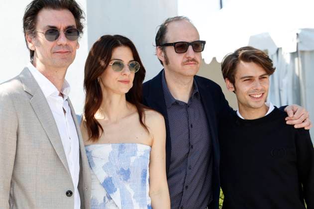 Fabrizio Gifuni, Barbara Ronchi, Fausto Russo Alesi and Leonardo Maltese at the photocall for the feature film Rapito Kidnapped at the Festival de Cannes 2023 76 Cannes International Film Festival at the Palais des Festivals Cannes, 24 05 2023. Foto:xD.xBedrosianx xFuturexImage