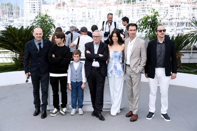 76th Cannes Film Festival 2023, Photocall film Kidnapped L Enlevement (Kidnapped) . Pictured: Paolo Pierobon, Leonardo Maltese, Enea Sala, Marco Bellocchio, Barbara Ronchi, Fabrizio Gifuni, Fausto Russo Alesi  Copyright: xAlbertoxTerenghi PoolxPhotoxEvenx xPoolxPhotoxEventsx01x IPA_IPA38181934