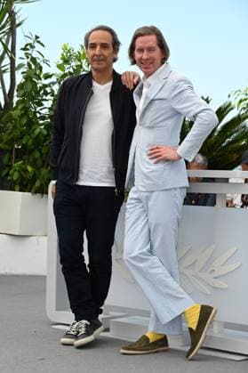 76th Cannes Film Festival 2023, Photocall Film Asteroid City. Pictured Alexandre Desplat, Wes Anderson  Copyright: xSimonexComix xipa-agency.netx xPoolxPhotoxEventsx01x IPA_IPA38182734