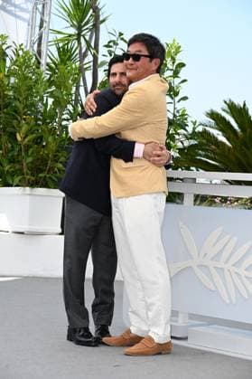 Entertainment Bilder des Tages 76th Cannes Film Festival 2023, Photocall Film Asteroid City. Pictured Jason Schwartzman, Stephen Park  Copyright: xSimonexComix xipa-agency.netx xPoolxPhotoxEventsx01x IPA_IPA38183075