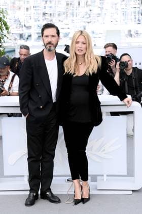 76th Cannes Film Festival 2023, Photocall film L Amour Et Les Forets (Just The Two Of Us) . Pictured: Melvil Poupaud, Virginie Efira  Copyright: xAlbertoxTerenghi PoolxPhotoxEvenx xPoolxPhotoxEventsx01x IPA_IPA38183402