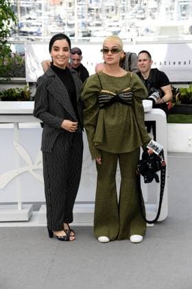 76th Cannes Film Festival 2023, Photocall film Ayeh Haye Zamini (Terrestrial Verses) . Pictured: Faezeh Rad, Sadaf Asgari  Copyright: xAlbertoxTerenghi PoolxPhotoxEvenx xPoolxPhotoxEventsx01x IPA_IPA38183486