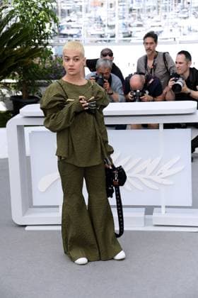 76th Cannes Film Festival 2023, Photocall film Ayeh Haye Zamini (Terrestrial Verses) . Pictured: Sadaf Asgari  Copyright: xAlbertoxTerenghi PoolxPhotoxEvenx xPoolxPhotoxEventsx01x IPA_IPA38183493