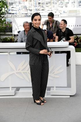 76th Cannes Film Festival 2023, Photocall film Ayeh Haye Zamini (Terrestrial Verses) . Pictured: Faezeh Rad  Copyright: xAlbertoxTerenghi PoolxPhotoxEvenx xPoolxPhotoxEventsx01x IPA_IPA38183514