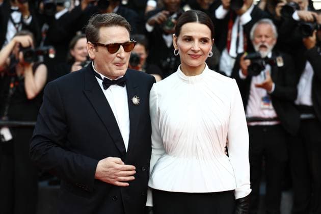 May 24, 2023, Cannes, Cote d Azur, France: BENOIT MAGIMEL and JULIETTE BINOCHE attend the screening of The-Pot-Au-Feu during the 76th Annual Cannes Film Festival at Palais des Festivals on May 24, 2023 in Cannes, France Cannes France - ZUMAc179 20230524_zep_c179_119 Copyright: xMickaelxChavetx