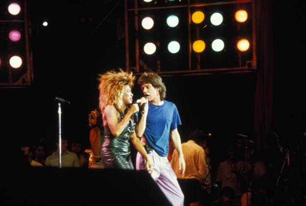June 16, 2005 - LIVE AID.VETERAN S STADIUM PHILADELPHIA 07-13-1985. MICK JAGGER TINA TURNER - ZUMAg49_ 20050616_gaf_g49_280 Copyright: xGlobexPhotosx